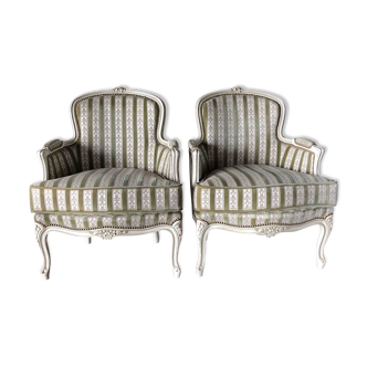 Pair of armchairs style Louis XV