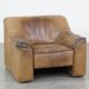 70s vintage buffalo leather design armchair from De Sede model DS44