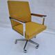 Doerner mid-century chrome steel swivel office chair
