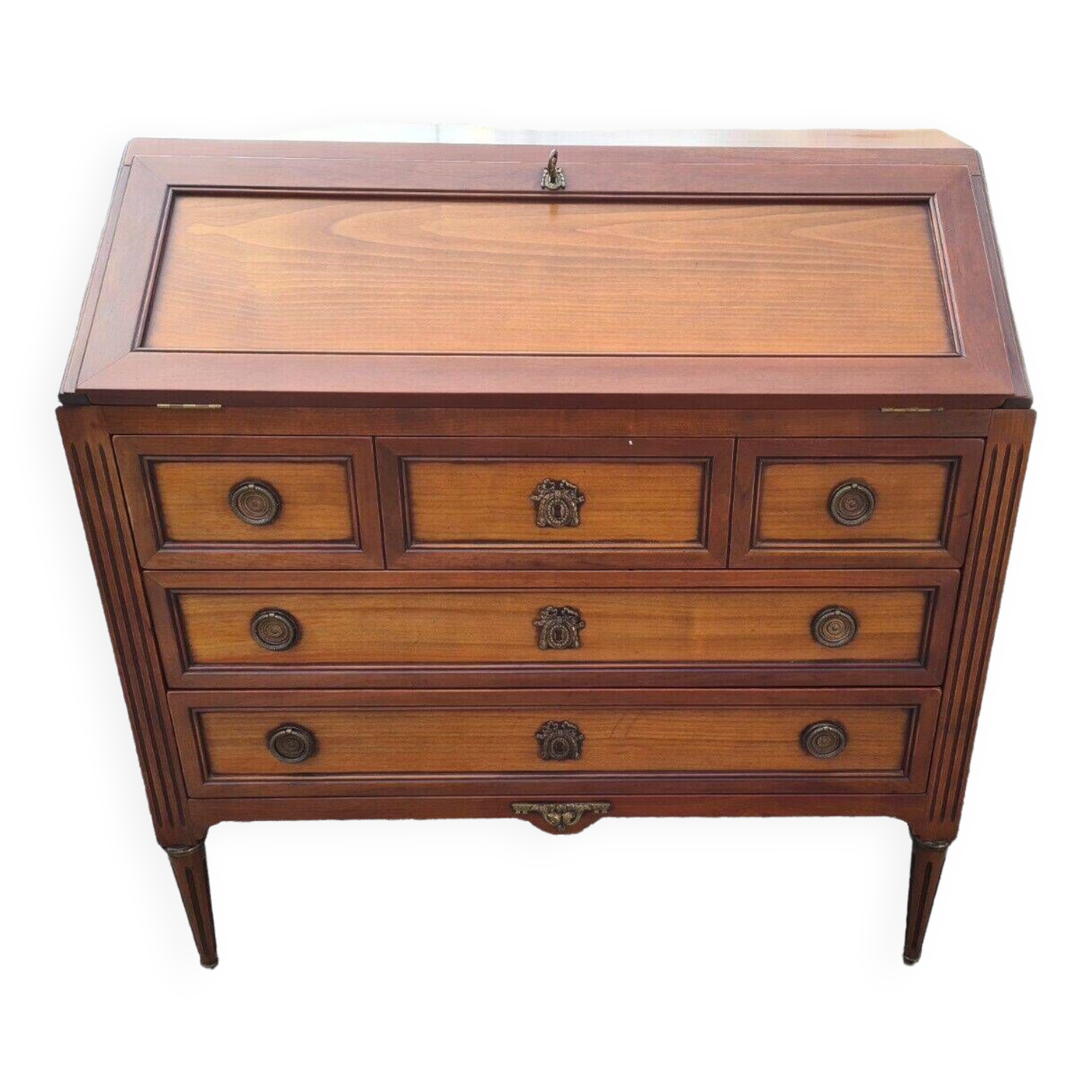 cherry wood slope desk