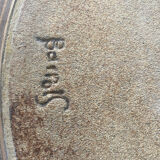 Vintage coffee table signed Barrois