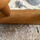 Antique wooden coat hook