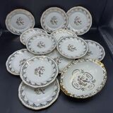 Haviland and SFP dessert service - birds of paradise