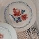 26 assiettes Digoin Sarreguemines