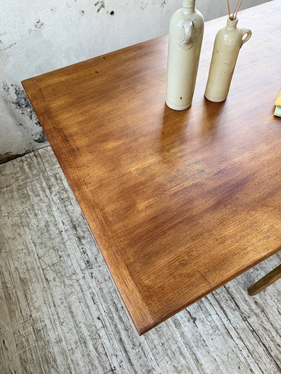 2m oak farmhouse table