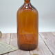 Old bottle amber glass pharmacy large capacity 2 liters