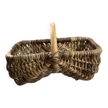 Panier en éclisse de rotin
