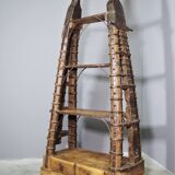 Ancient Indian library made of teak wood