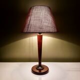 Art deco wooden lamp