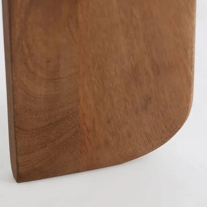 Black marble and mango wood coffee table