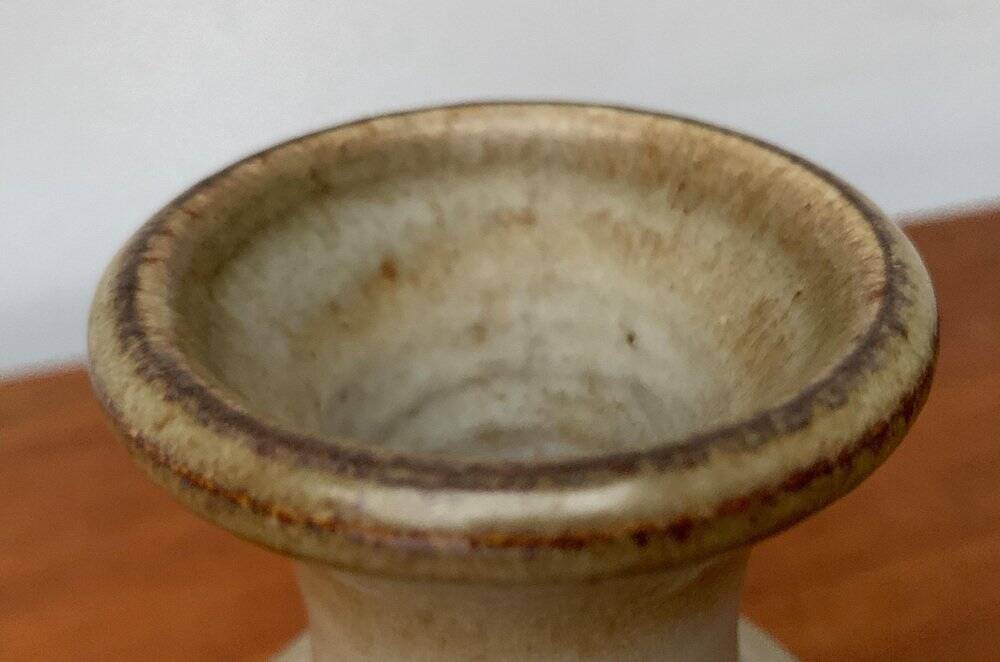 Minimalist vase from the Danish studio Søholm, mid-century, 1960s.