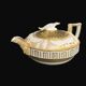 Tableware, porcelain teapot Wedgewood neo-Egyptian decor 20th century