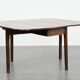 Charming antique English drop-leaf dining table made of oak from the late 19th century