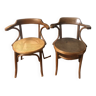 Paire de fauteuils bistrot Jacob et Josef Kohn Wien Bentwood vintage