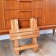 Small folding wooden stool, 1970