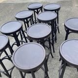 Set of 10 bar stools
