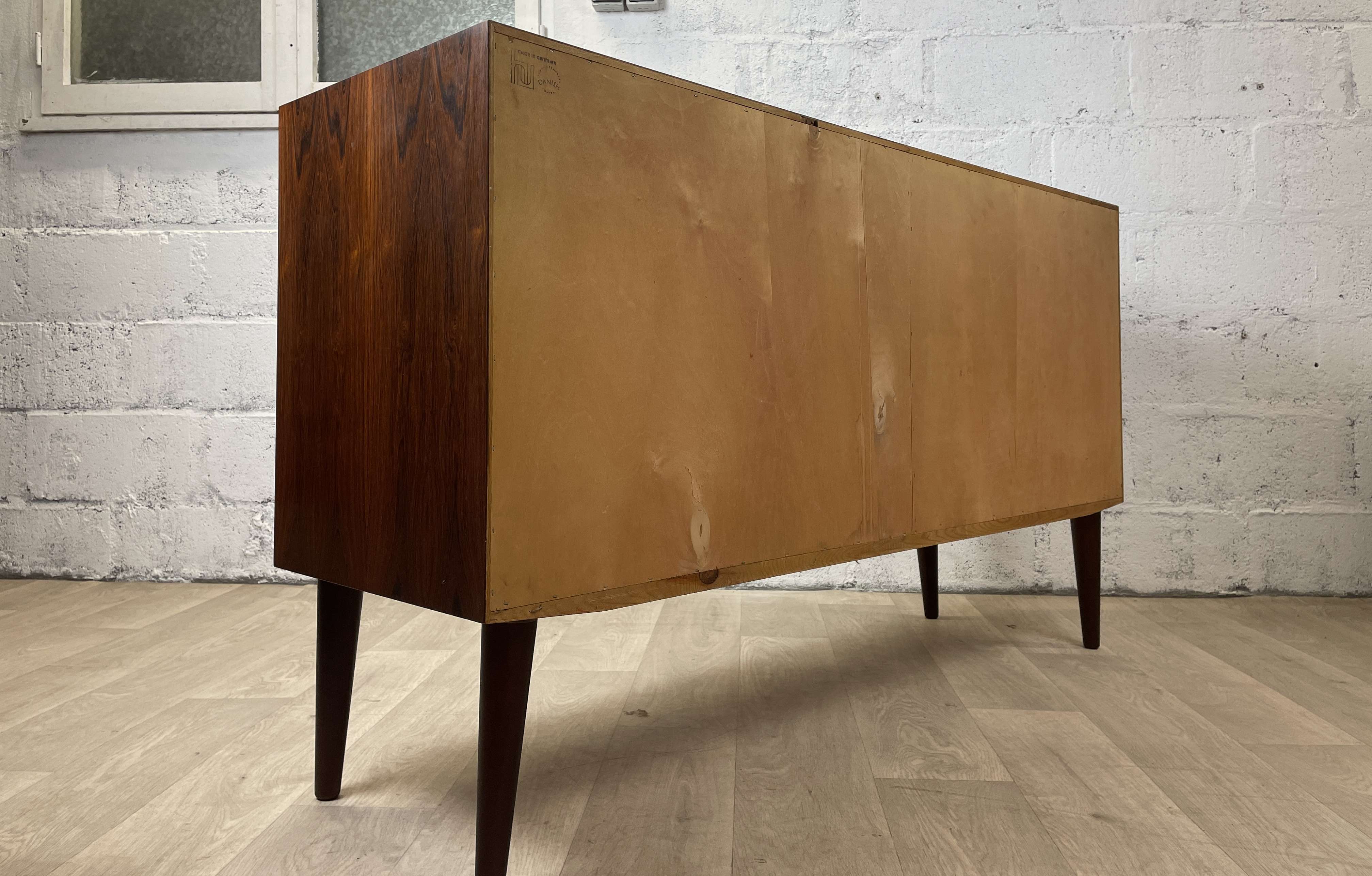 Scandinavian rosewood sideboard from Poul Hundevad, 60s