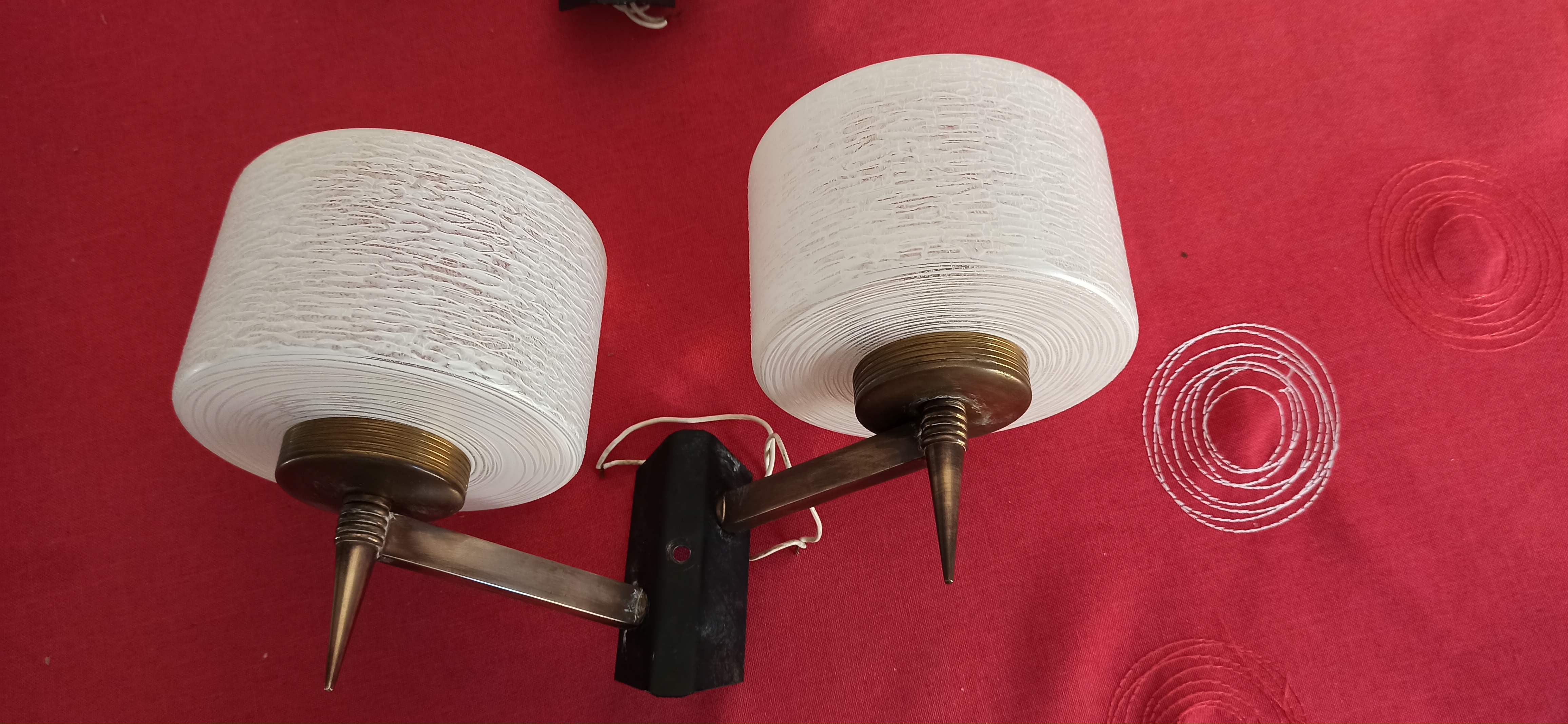 Lot of two 1950s sconces