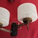 Lot of two 1950s sconces