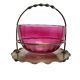Antique Art Nouveau British basket, 1900s