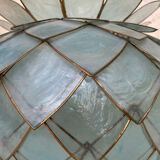 Abat-jour en nacre vintage