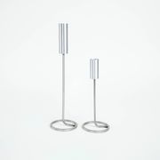 Set of metal candlesticks, Danish design, 1970s, made in Denmark