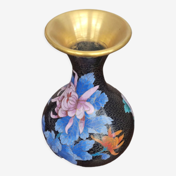 Cloisonné Chinese vase