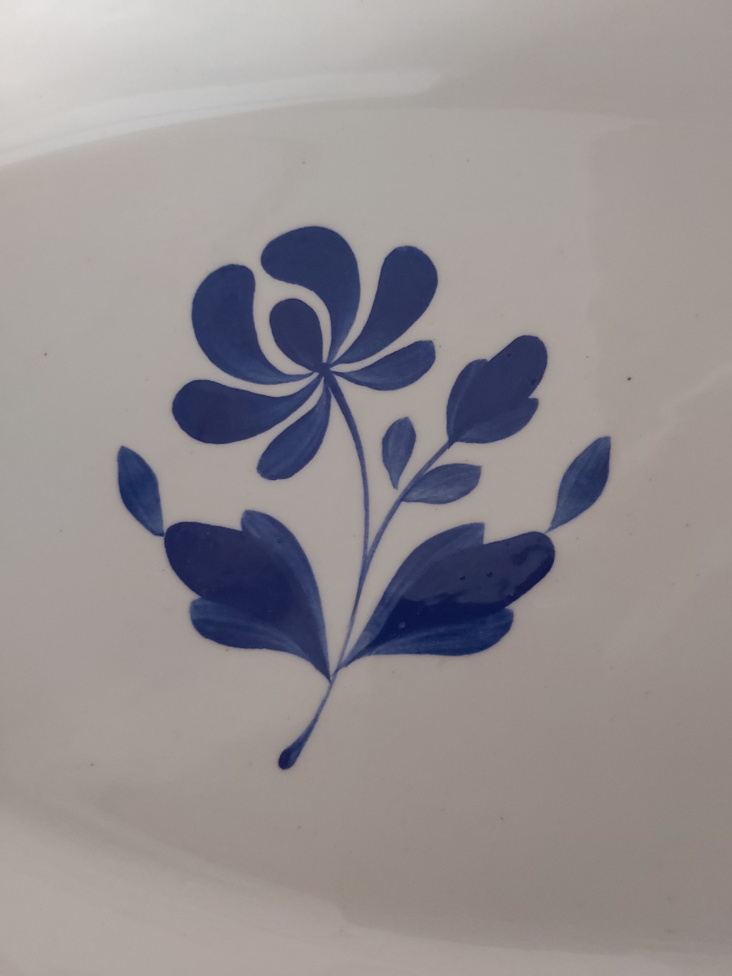 Salins oval oven dish with Claudine pattern