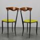 1970s set of eight Charme dining chairs by Fasem, Italy