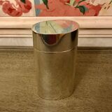 Cigar box Oval Silver metal