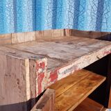 Ancien garde manger en teck birman