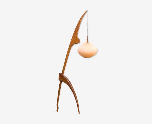 Floor Lamp Praying Mantis By Jean Rispal For France 1950 Selency Floor Lamp Praying Mantis By Jean, Praying Mantis Floor Lamp