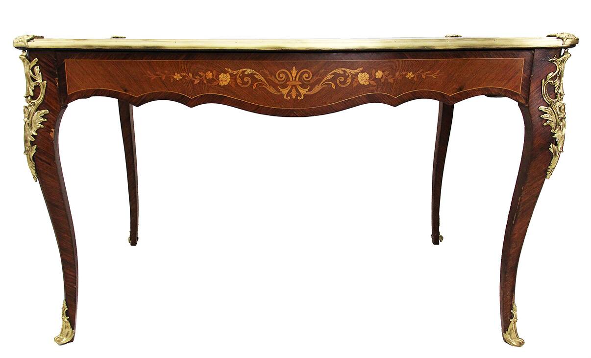 Table à écrire marquetée époque XIXe