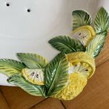 Double lemon slushie fruit bowl Italy