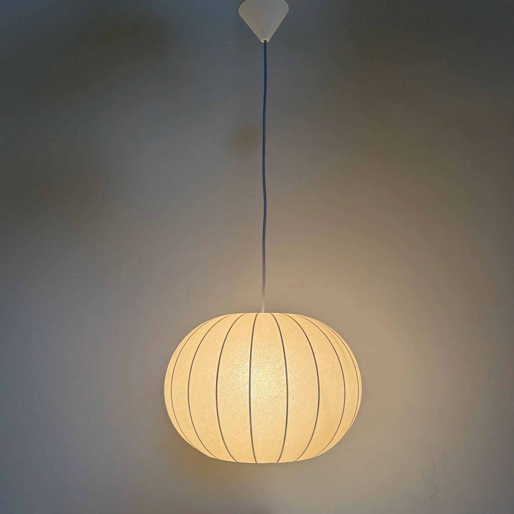 Cocoon hanging / pendant lamp, 1970s Germany
