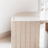 Table basse en travertin