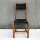 Suite of 4 straw chairs circa 1960