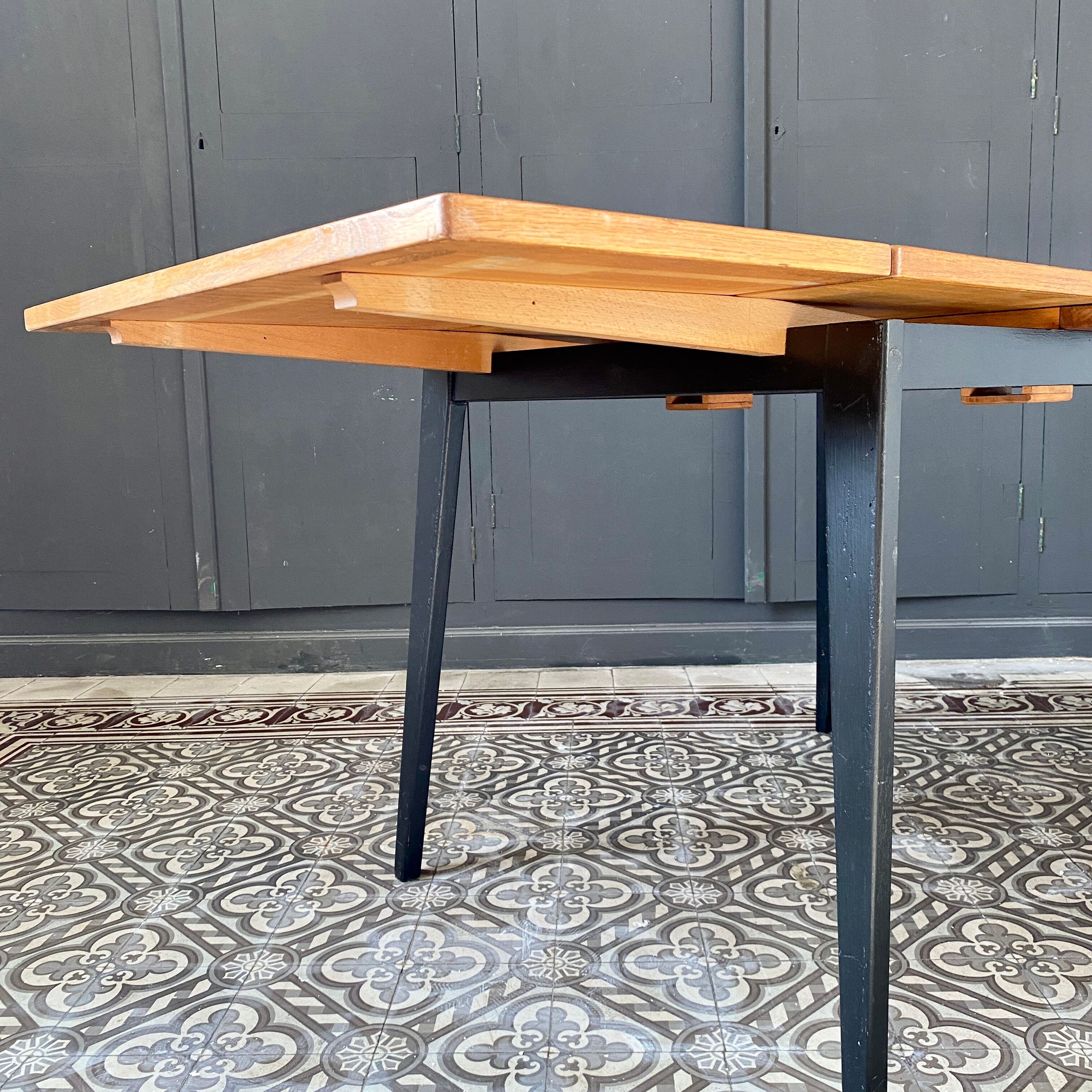 Two-coloured dining room table 1950