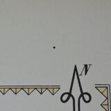 Illustrated map of the Auvergne Region of France Jacques Liozu