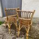 Pair of rattan chairs