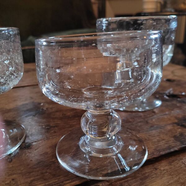 Coupes en Verre Soufflé Bullé - La Rochère -