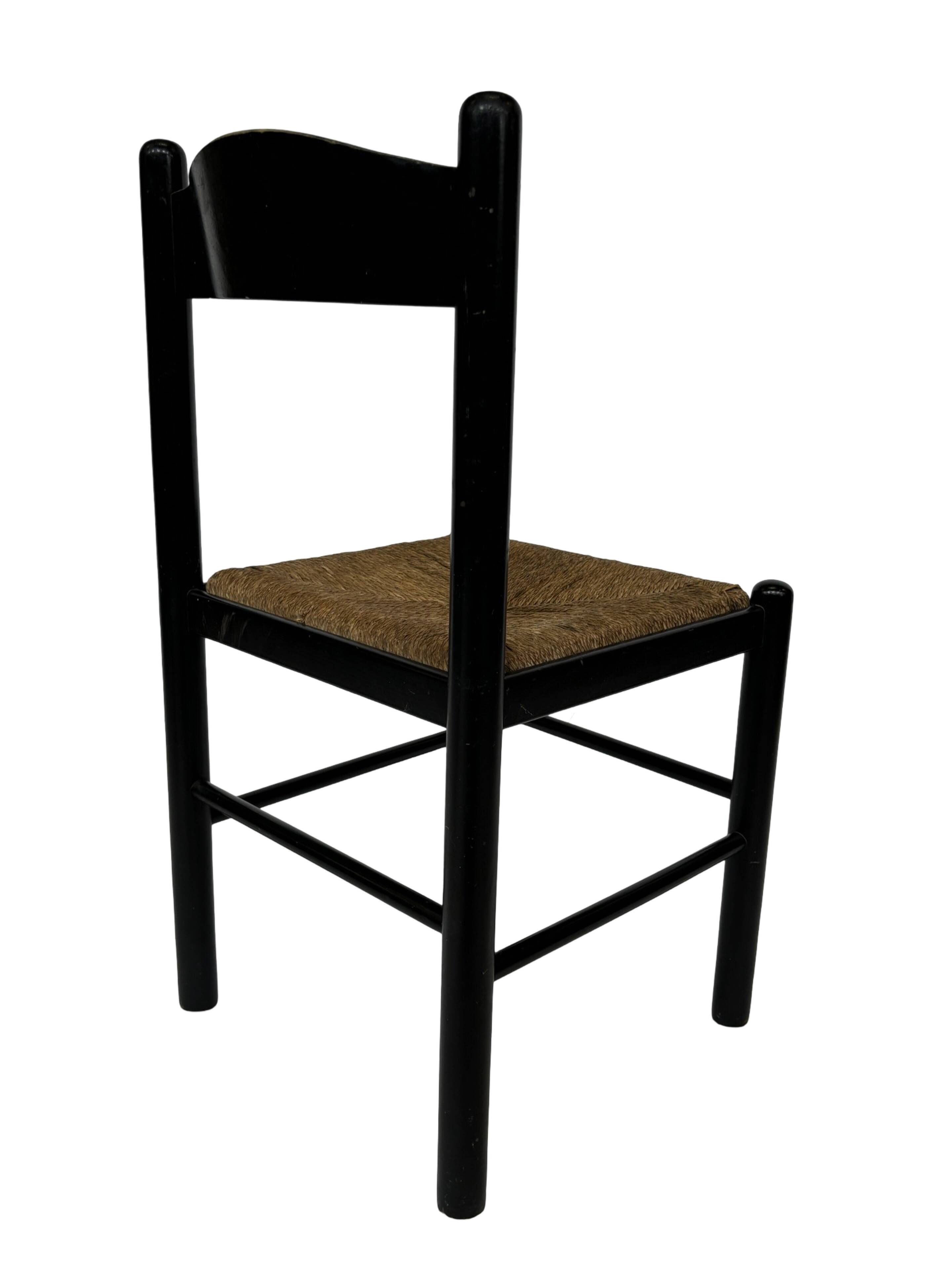 Vintage Rush dining room chair 70's minimalist design