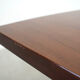 Italian walnut and chrome desk