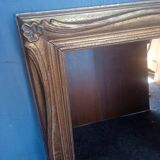 Louis XV mirror in gilded wood 110 cm