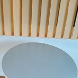 Round bistro table wrought iron and formica