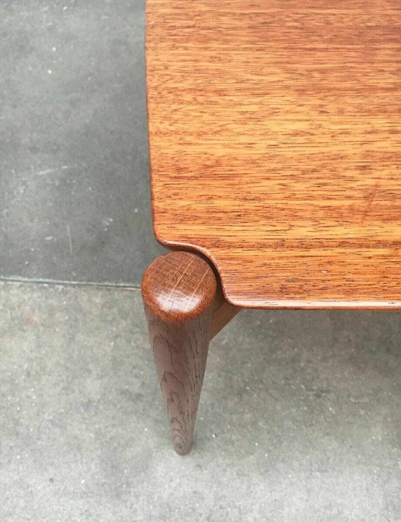 Mid-Century German coffee table series 400 in teak by Hartmut Lohmeyer for Wilkhahn, 1950s.