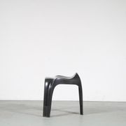 2000s Black “Casalino” stool by Alexander Begge for Casala, Germany