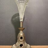 Cone vase, cut crystal bouquet (most certainly Baccarat, Saint Louis ...)