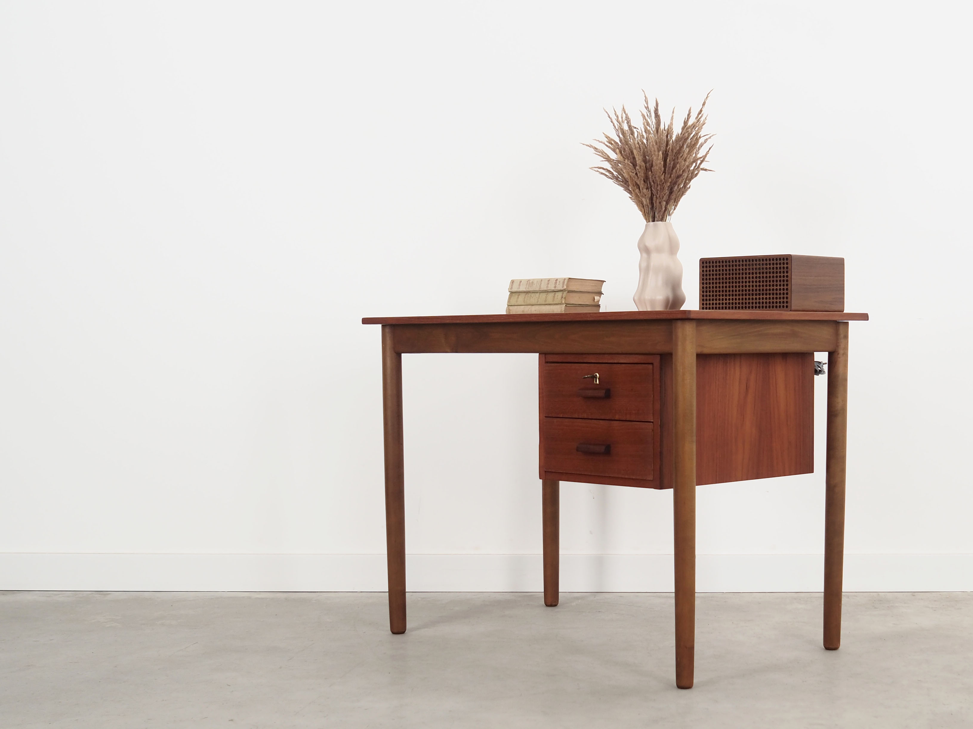 Teak desk, Danish design, 1970s, made in Denmark