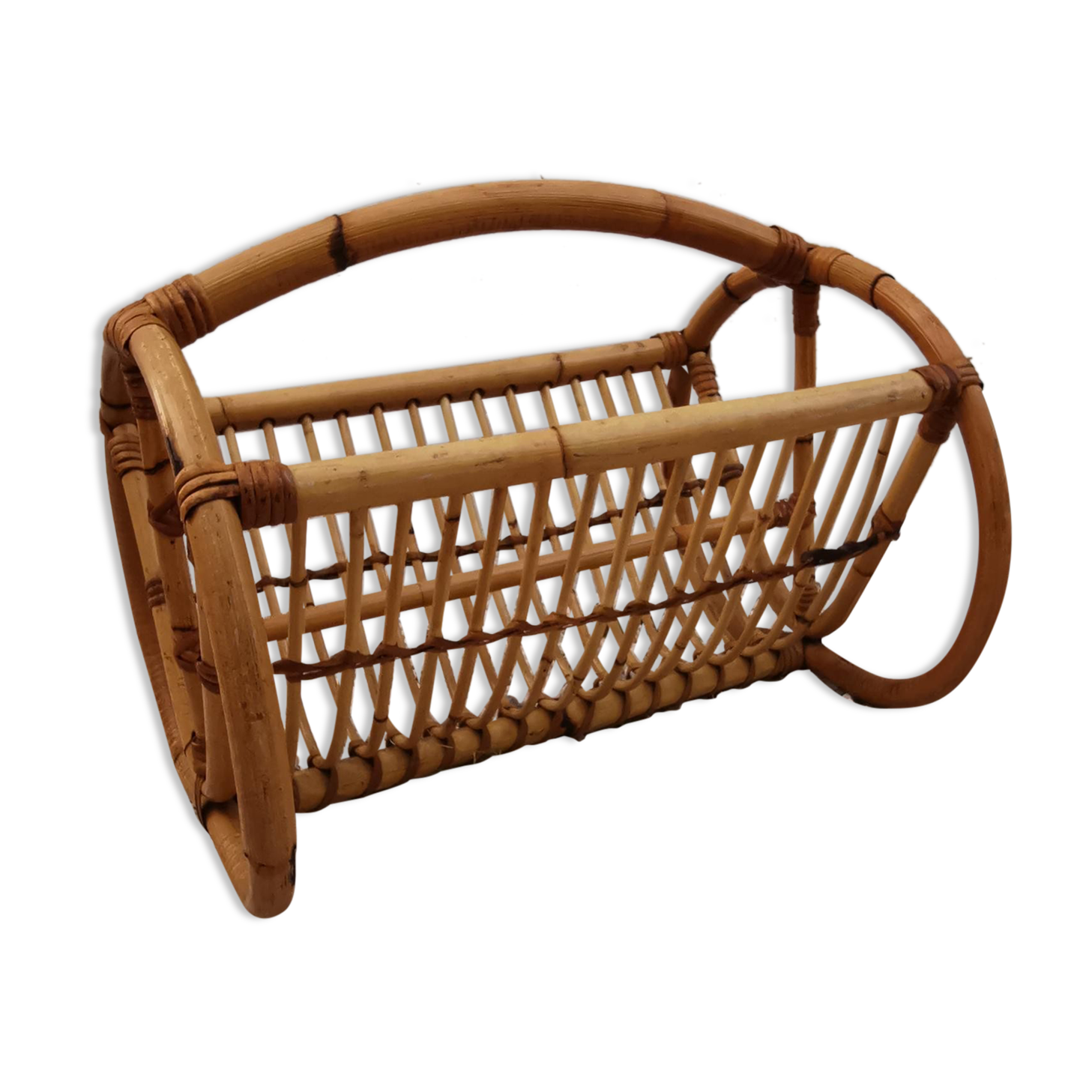 Rattan magazine door 1960